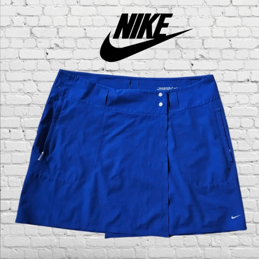 NWOT/NIKE GOLF Cobalt Blue Athletic Tennis Golf Skirt 12